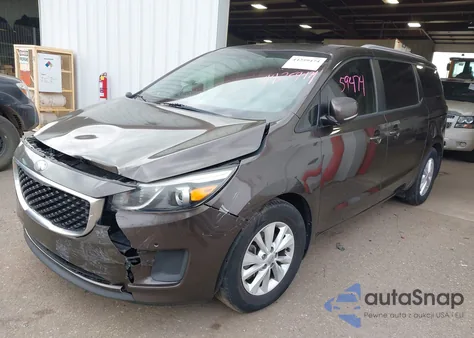 2017 Kia Sedona Lx из США, поврежденный, VIN KNDMB5C11H6331613